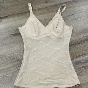 Cream Camisole Top - shapewear for tummy control